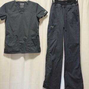 Cherokee Workwear Core Stretch color pewter xxs/xs tall